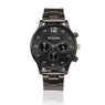 New Stylish Luxury Watches Crystal Watch Stainless Steel Quartz WristWatch analog Watch for Men's
