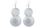 New Sylish Big Double Rounds Dangle Long Earrings