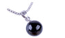 Natural Black Crystal Pendant Necklace
