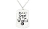 Best Dad In The World Pendant Necklace