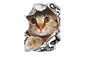 3D Cats Art Vinyl Wall Sticker