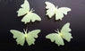 3D PVC Butterfly Color Glow In The Dark Luminous Fluorescent Sticker