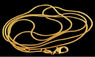 Gold Color 1.2 MM Elegant Pattern Snake Chain