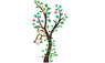 Cartoon Monkey Tree Animals Zoo Forest Wall Decal