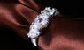 Exquisite Silver Plated Transparent Zircon Ring