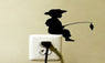 Cute Boy Fishing Fashion Switch Sticker