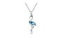 Silver Plated Trendy Swan Pendant Necklace