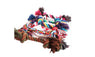 New Fashion Puppy Dog Pet Toy Cotton Braided Bone Rope Chew Knot