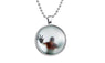 Steampunk Fire Glow in the Dark necklaces Glowing Shadow Pendant