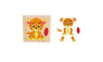 Training Jigsaw Puzzle Wooden Leopard Puzzle Educational Toy For Kids