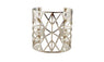 New Designer Unique Geometric Charm Open Bangles For Women