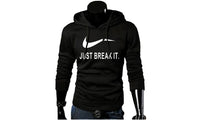 Fashionable Solid Fleece Hoodie Men's Pullover - sparklingselections