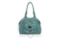 Fashion Design Gray Color Office Lady Leather Tote Handbags For Women