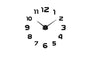 3d Diy Acrylic Mirror Stickers Home Decoration Wall Clocks