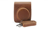 Top Quality Camera Case PU Leather Case Bag Holder For Instax Mini 90 DEC7 (Brown, Black)
