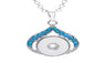 Womens Crystal Water Drop Necklace