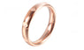 New 3mm Simple Design Stainless Steel Ring