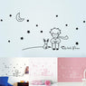 Funny Stars Moon The Little Prince Boy Poster Kids Wall Stickers