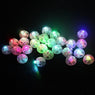 Wedding Colourful Led Balloon Lights Flash For Decoration 50pcs