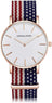 Splendid Luxury Fashion Canvas Analog Watch For Men Women Chronograph Analog Elegant Quartz Wristwatch For Gifts