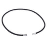 Trendy New Stainless Steel Leather Black Choker Necklace Men Jewelry For Wedding Party