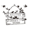 New Welcome Sweet Home Wall Stickers for Bedroom Window Home Decoration