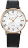 Ultra-Thin Minimalist Roman Numerals Military Business Watch For Men PU Leather Quartz Classic Wristwatches