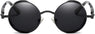 Vintage Steampunk Polarized Metal Circle Unisex Sunglasses