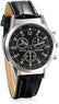 Business Roman Numerals Watches For Men PU Leather Quartz Silver Glass Watches For Party, Regular