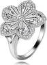 Flower Party AAA Cubic Zircon Ring for Women