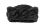 black Cat Ears Hemp Flowers Knitted winter Hat