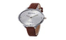 Casual Checkers Faux Leather Quartz Analog Wrist Watch