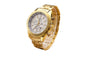 Luxury Quartz Golden Wristwatch For Men