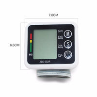 Automatic Digital Wrist Blood Pressure Monitor Meter - sparklingselections
