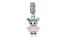 Sterling Silver Couple Little Girl Pendant