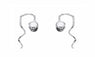 Halloween Party Skull Bone Skeleton Chain Earrings For Women