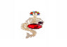 Rhinestone Bone Brooch Pins For Halloween Party