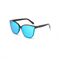 2020 New Round Sun Glasses For Women Men Branded Designer Black/Blue Eyewear Sunglasses - sparklingselections