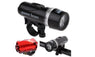 Bicycle Light Super Bright Waterproof 5 LED Lamp Bike Bicycle Front Head Light + Rear Safety Flashlight Set Bike
