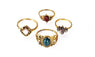 Lucky Stackable Midi Rings Set