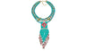 Three Multi Layered Mesh Chain Necklace