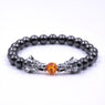 8 mm Stone Beads Elastic Braslet For Men