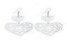 Lovely Double Heart Shape Dangle Long Earrings For Women