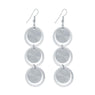 New Stylish 3 Big Rounds Dangle Long Earrings
