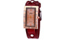 Vintage Genuine Leather Men's New Rhinestone Wrist Watch