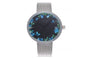 New Fashionable Cute Print Flowers Casual Mesh Ladies Wrist Watch
