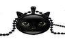 Fashion Black Cat Face Pendant Necklace