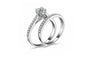 Beautiful Crystal Silver Color Charm Rings For Women