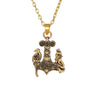 Unisex Ancient Birds necklaces With Link Chain