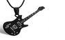 Black 316L Stainless Steel Guitar Pendant & Necklaces